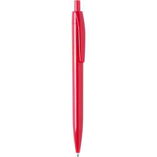 Kugelschreiber BLACKS , rot, Kunststoff, 13,80cm (Breite), Bild 1