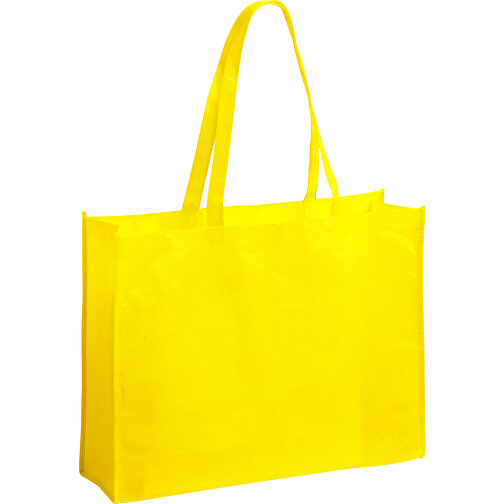 Tasche KAREAN , gelb, Non-Woven, 52,00cm x 15,00cm x 40,50cm (Länge x Höhe x Breite), Bild 1
