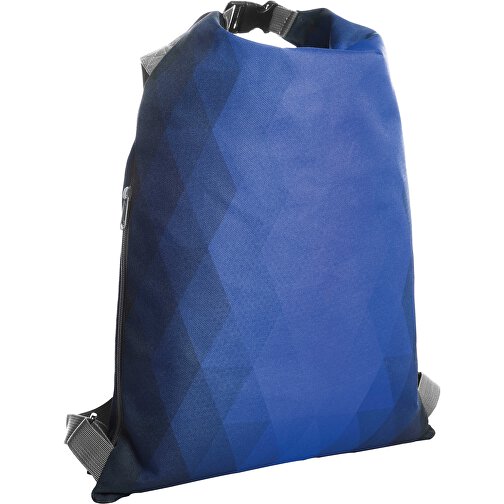 Rucksack DIAMOND , Halfar, blau, Polyester 600d melange, 50,00cm x 35,00cm (Höhe x Breite), Bild 1