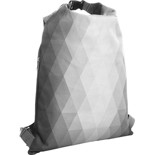 Rucksack DIAMOND , Halfar, hellgrau, Polyester 600d melange, 50,00cm x 35,00cm (Höhe x Breite), Bild 1