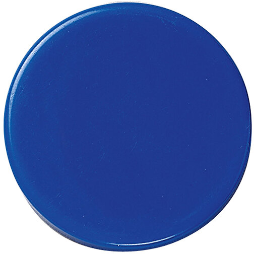 Magnet 'Rund' , standard-blau PS, Kunststoff, 0,80cm (Höhe), Bild 1