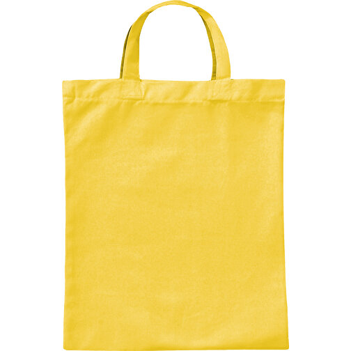Apothekertasche , gelb, 100 % Baumwolle, 26,00cm x 22,00cm (Länge x Breite), Bild 1