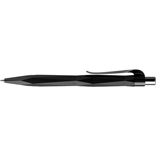 Prodir QS20 PRP Push Kugelschreiber , Prodir, schwarz / silber poliert, Kunststoff/Metall, 14,10cm x 1,60cm (Länge x Breite), Bild 5