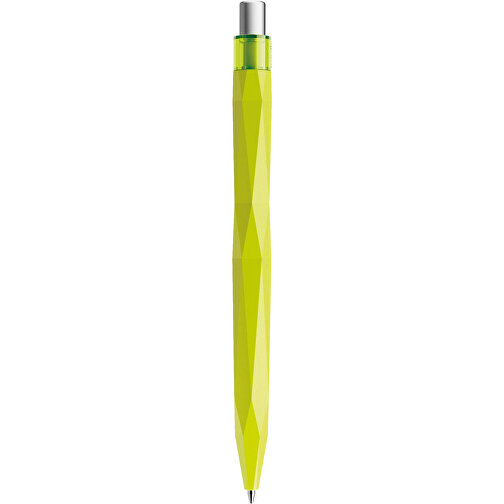 Prodir QS20 PMT Push Kugelschreiber , Prodir, gelbgrün / silber satiniert, Kunststoff/Metall, 14,10cm x 1,60cm (Länge x Breite), Bild 3