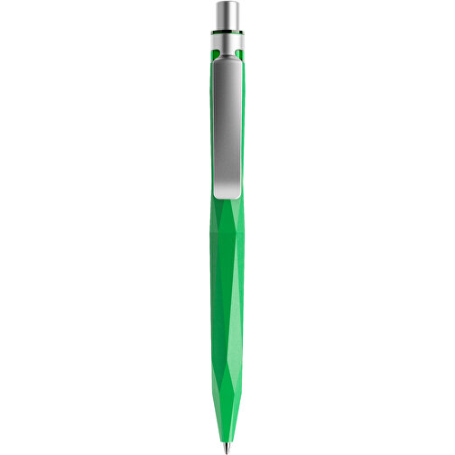 Prodir QS20 PMS Push Kugelschreiber , Prodir, hellgrün / silber satiniert, Kunststoff/Metall, 14,10cm x 1,60cm (Länge x Breite), Bild 1