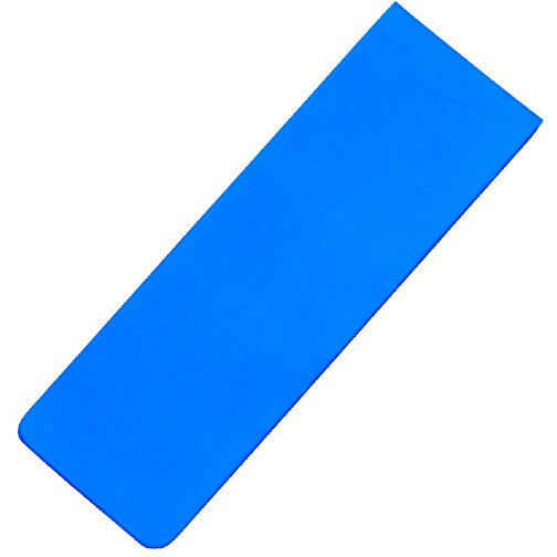 Lesezeichen SUMIT , blau, Metall, 2,00cm x 0,20cm x 6,00cm (Länge x Höhe x Breite), Bild 1