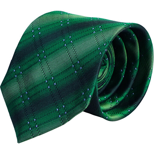 Krawatte, Reine Seide, Jacquardgewebt , grün, Reine Seide, 148,00cm x 7,50cm (Länge x Breite), Bild 1
