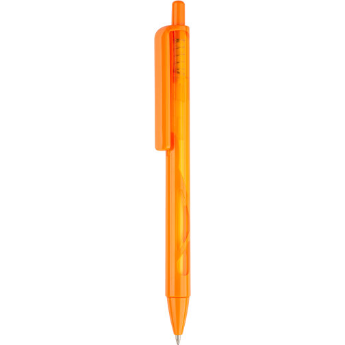 Kugelschreiber Favour Bunt , Promo Effects, orange, Kunststoff, 14,20cm (Länge), Bild 1