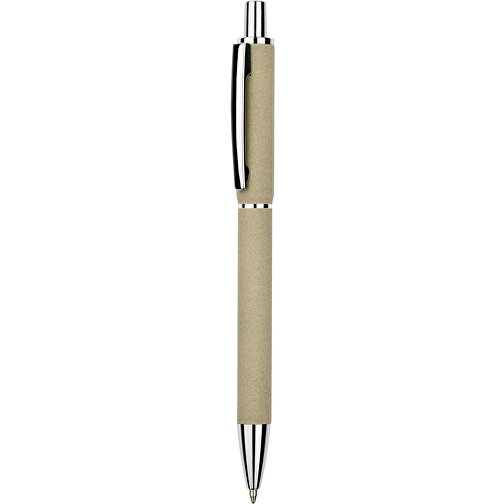 Kugelschreiber Sand , Promo Effects, beige, Aluminium, 14,00cm x 1,00cm (Länge x Breite), Bild 1