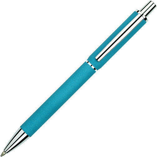 Kugelschreiber Sand , Promo Effects, blau, Aluminium, 14,00cm x 1,00cm (Länge x Breite), Bild 5