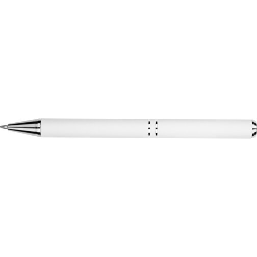 Kugelschreiber Lagos Matt , Promo Effects, weiss, Aluminium, 14,60cm x 1,10cm (Länge x Breite), Bild 8