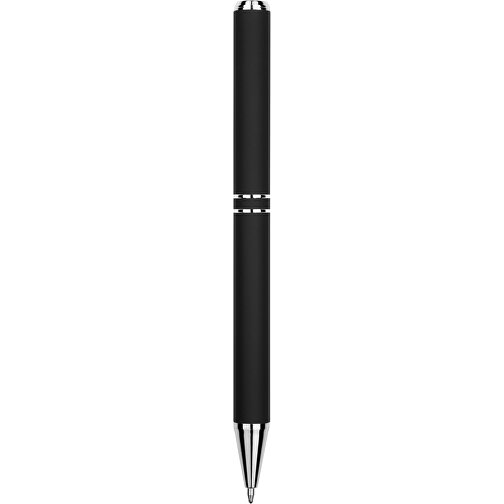 Kugelschreiber Lagos Matt , Promo Effects, schwarz, Aluminium, 14,60cm x 1,10cm (Länge x Breite), Bild 4