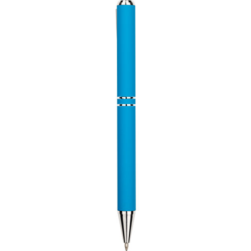 Kugelschreiber Lagos Matt , Promo Effects, hellblau, Aluminium, 14,60cm x 1,10cm (Länge x Breite), Bild 4