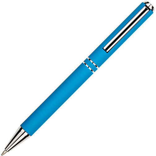 Kugelschreiber Lagos Matt , Promo Effects, hellblau, Aluminium, 14,60cm x 1,10cm (Länge x Breite), Bild 5
