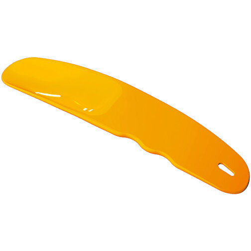 Schuhlöffel 'Grip' , standard-gelb, Kunststoff, 17,40cm x 1,50cm x 4,30cm (Länge x Höhe x Breite), Bild 1