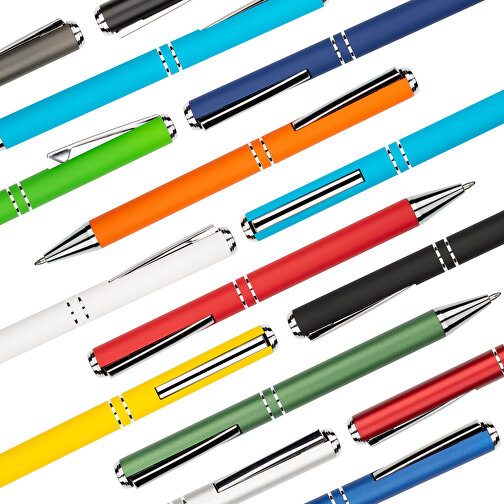 Kugelschreiber Lagos Metallic , Promo Effects, schwarz, Aluminium, 14,70cm x 2,10cm (Länge x Breite), Bild 10