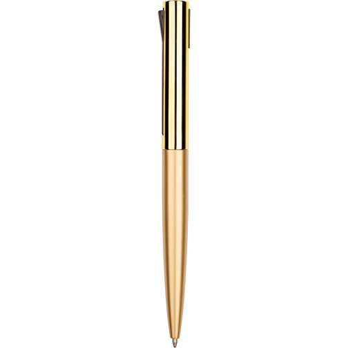 Kugelschreiber Marokko , Promo Effects, gold, Aluminium, 14,30cm x 1,20cm (Länge x Breite), Bild 2
