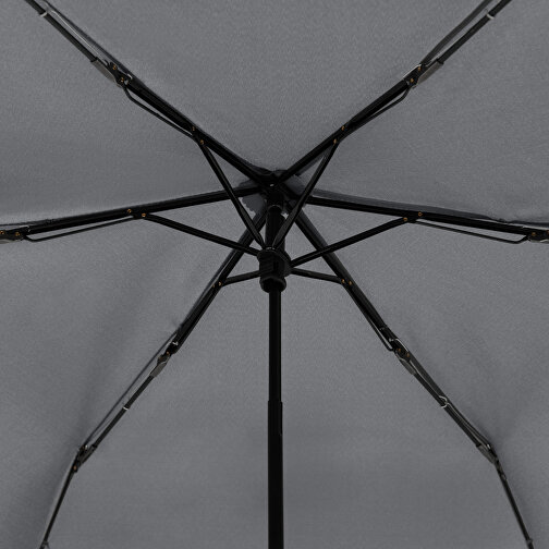 Doppler Regenschirm Hit Mini Flach , doppler, grau, Polyester, 23,00cm (Länge), Bild 5