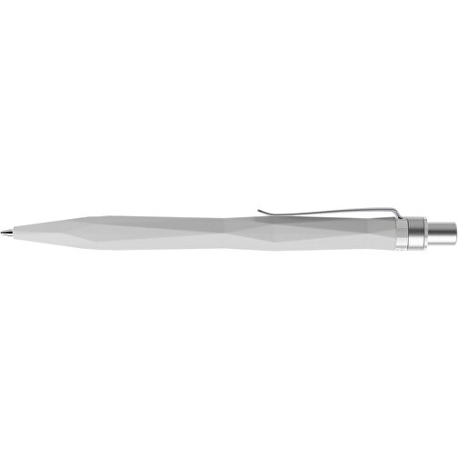 Prodir QS20 Soft Touch PRS Push Kugelschreiber , Prodir, zementgrau / silber satiniert, Kunststoff/Metall, 14,10cm x 1,60cm (Länge x Breite), Bild 5