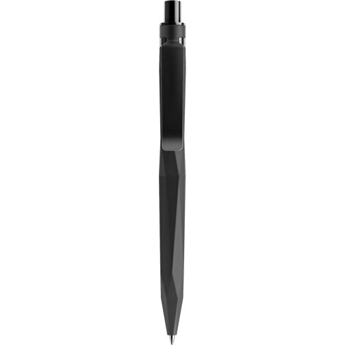 Prodir QS20 Soft Touch PRS Push Kugelschreiber , Prodir, schwarz / schwarz, Kunststoff/Metall, 14,10cm x 1,60cm (Länge x Breite), Bild 1