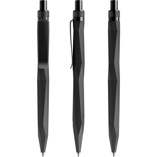 Prodir QS20 Soft Touch PRS Push Kugelschreiber , Prodir, schwarz / schwarz, Kunststoff/Metall, 14,10cm x 1,60cm (Länge x Breite), Bild 6