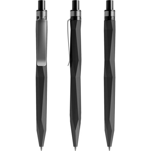Prodir QS20 Soft Touch PRS Push Kugelschreiber , Prodir, schwarz / graphit, Kunststoff/Metall, 14,10cm x 1,60cm (Länge x Breite), Bild 6