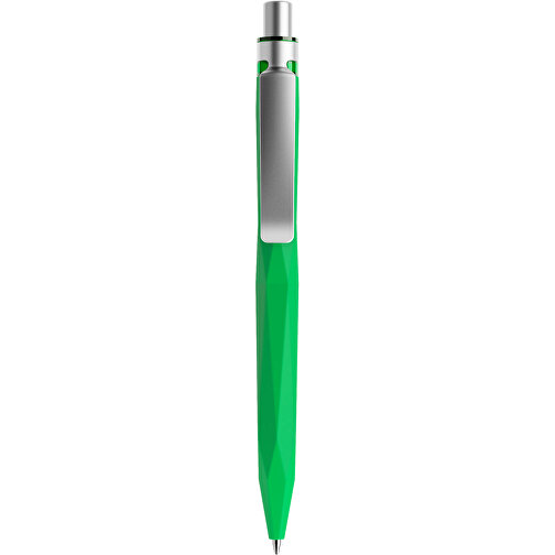 Prodir QS20 Soft Touch PRS Push Kugelschreiber , Prodir, hellgrün / silber satiniert, Kunststoff/Metall, 14,10cm x 1,60cm (Länge x Breite), Bild 1