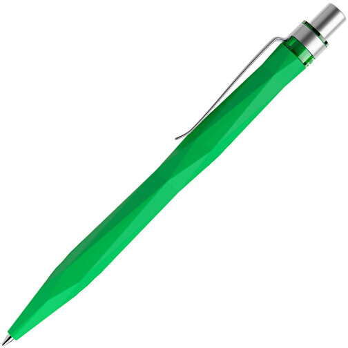 Prodir QS20 Soft Touch PRS Push Kugelschreiber , Prodir, hellgrün / silber satiniert, Kunststoff/Metall, 14,10cm x 1,60cm (Länge x Breite), Bild 4