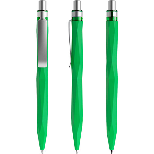 Prodir QS20 Soft Touch PRS Push Kugelschreiber , Prodir, hellgrün / silber satiniert, Kunststoff/Metall, 14,10cm x 1,60cm (Länge x Breite), Bild 6