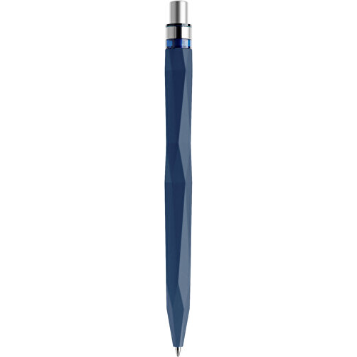 Prodir QS20 Soft Touch PRS Push Kugelschreiber , Prodir, sodalithblau / silber satiniert, Kunststoff/Metall, 14,10cm x 1,60cm (Länge x Breite), Bild 3