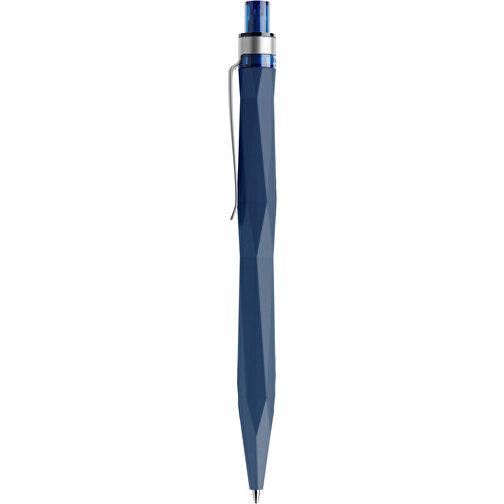Prodir QS20 Soft Touch PRS Push Kugelschreiber , Prodir, sodalithblau / silber, Kunststoff/Metall, 14,10cm x 1,60cm (Länge x Breite), Bild 2