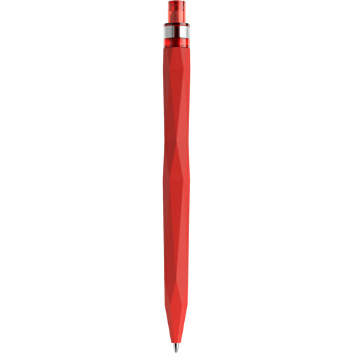 Prodir QS20 Soft Touch PRS Push Kugelschreiber , Prodir, rot / silber, Kunststoff/Metall, 14,10cm x 1,60cm (Länge x Breite), Bild 3