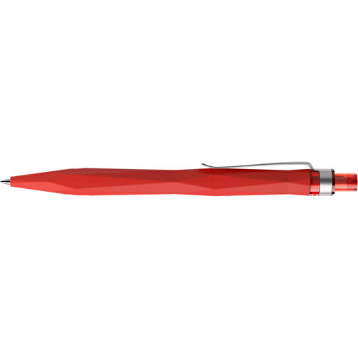 Prodir QS20 Soft Touch PRS Push Kugelschreiber , Prodir, rot / silber, Kunststoff/Metall, 14,10cm x 1,60cm (Länge x Breite), Bild 5