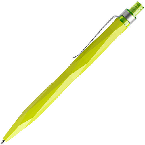 Prodir QS20 PMS Push Kugelschreiber , Prodir, gelbgrün, Kunststoff/Metall, 14,10cm x 1,60cm (Länge x Breite), Bild 4