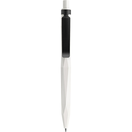 Prodir QS20 PMS Push Kugelschreiber , Prodir, weiss / schwarz, Kunststoff/Metall, 14,10cm x 1,60cm (Länge x Breite), Bild 1