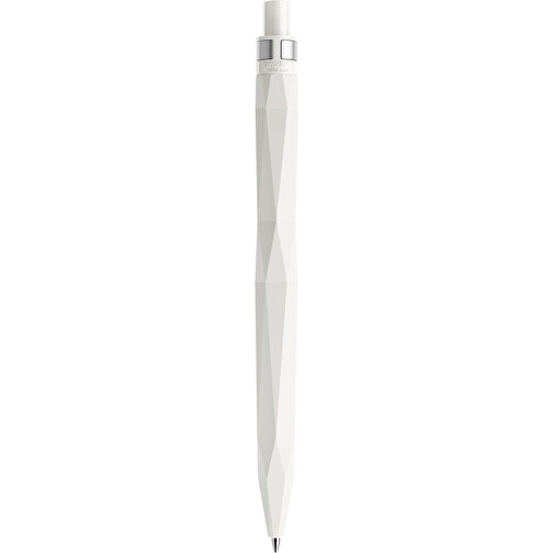 Prodir QS20 PMS Push Kugelschreiber , Prodir, weiß, Kunststoff/Metall, 14,10cm x 1,60cm (Länge x Breite), Bild 3