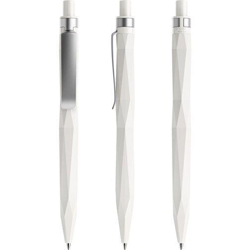 Prodir QS20 PMS Push Kugelschreiber , Prodir, weiß, Kunststoff/Metall, 14,10cm x 1,60cm (Länge x Breite), Bild 6