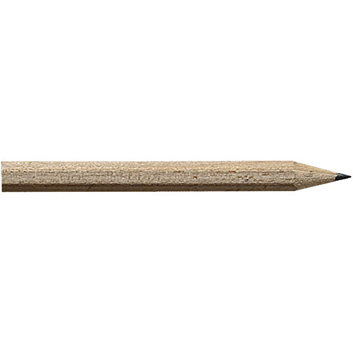Bleistift 'Nature' Kurz , natur, Holz, 8,50cm (Länge), Bild 1