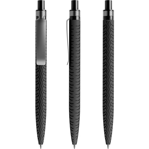 Prodir QS03 Soft Touch PRS Push Kugelschreiber , Prodir, schwarz/graphit, Kunststoff/Metall, 14,10cm x 1,60cm (Länge x Breite), Bild 6