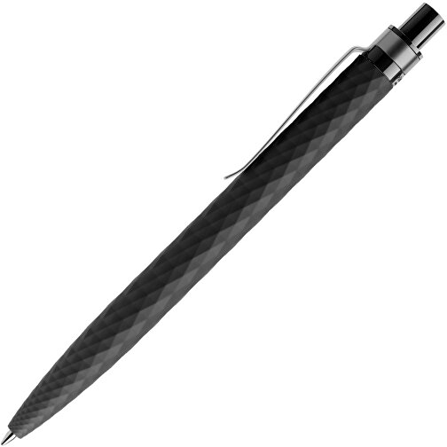 Prodir QS01 Soft Touch PRS Push Kugelschreiber , Prodir, schwarz/graphit, Kunststoff/Metall, 14,10cm x 1,60cm (Länge x Breite), Bild 4