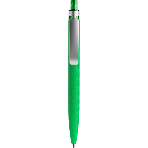 Prodir QS01 Soft Touch PRS Push Kugelschreiber , Prodir, hellgrün/silber, Kunststoff/Metall, 14,10cm x 1,60cm (Länge x Breite), Bild 1