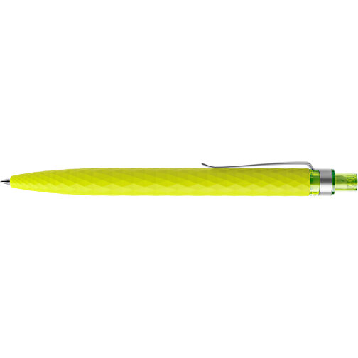 Prodir QS01 Soft Touch PRS Push Kugelschreiber , Prodir, gelbgrün/silber, Kunststoff/Metall, 14,10cm x 1,60cm (Länge x Breite), Bild 5