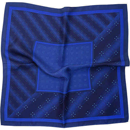 Nicki tørklæde, ren silke, twill, trykt, ca. 53 x 53 cm, Billede 1