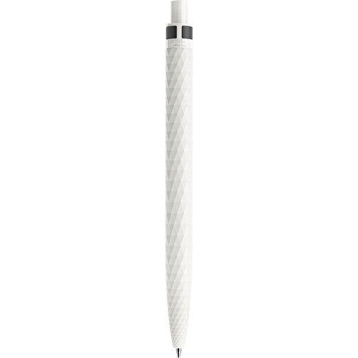 Prodir QS01 PMS Push Kugelschreiber , Prodir, weiss/schwarz, Kunststoff/Metall, 14,10cm x 1,60cm (Länge x Breite), Bild 3
