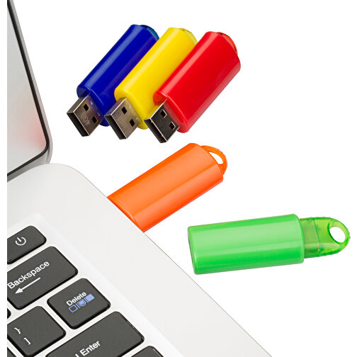 USB-Stick SPRING 3.0 16GB , Promo Effects MB , weiß MB , 16 GB , Kunststoff MB , 10 - 45 MB/s MB , 5,80cm x 1,20cm x 2,10cm (Länge x Höhe x Breite), Bild 6