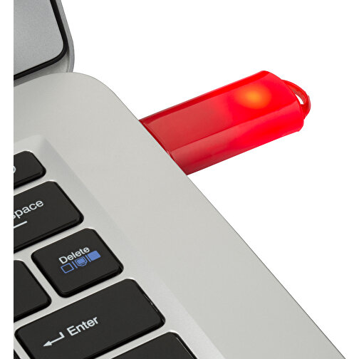 USB-Stick SPRING 8GB , Promo Effects MB , rot MB , 8 GB , Kunststoff MB , 3 - 10 MB/s MB , 5,80cm x 1,20cm x 2,10cm (Länge x Höhe x Breite), Bild 5