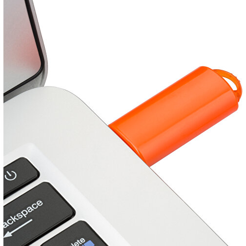 USB-Stick SPRING 8GB , Promo Effects MB , orange MB , 8 GB , Kunststoff MB , 3 - 10 MB/s MB , 5,80cm x 1,20cm x 2,10cm (Länge x Höhe x Breite), Bild 5