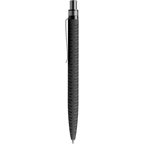 Prodir QS03 Soft Touch PRS Push Kugelschreiber , Prodir, schwarz/graphit satiniert, Kunststoff/Metall, 14,10cm x 1,60cm (Länge x Breite), Bild 2