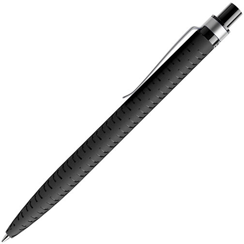 Prodir QS03 PMS Push Kugelschreiber , Prodir, schwarz/silber, Kunststoff/Metall, 14,10cm x 1,60cm (Länge x Breite), Bild 4
