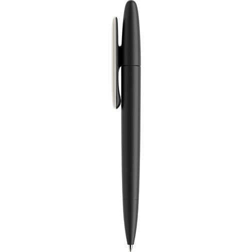 Prodir DS5 TRR Twist Kugelschreiber , Prodir, schwarz/weiss, Kunststoff, 14,30cm x 1,60cm (Länge x Breite), Bild 2